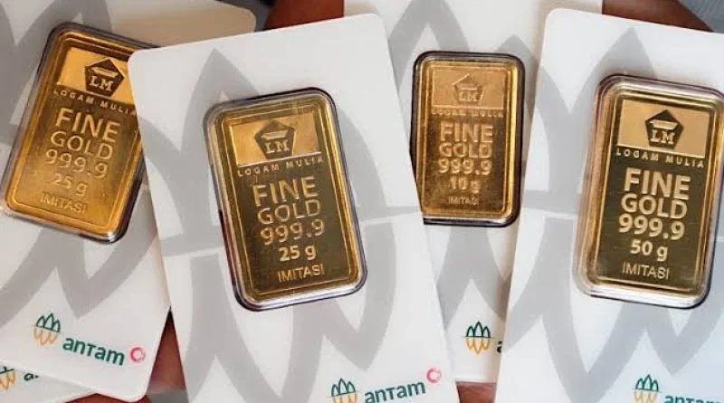 Harga Emas Antam di Pegadaian Hari Ini Kembali Melemah